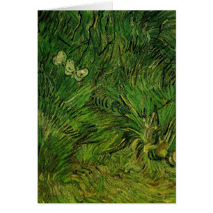 Twee witte vlinders door Vincent van Gogh