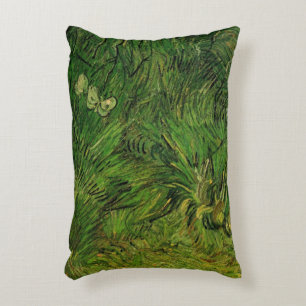 Twee witte vlinders door Vincent van Gogh Accent Kussen