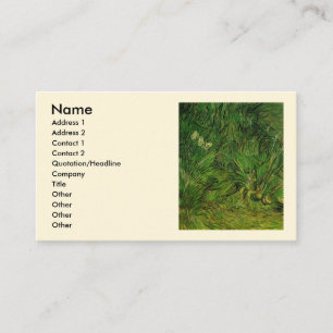 Twee witte vlinders door Vincent van Gogh Visitekaartje
