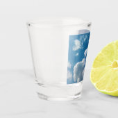 Twee wolken shot glas (Links)