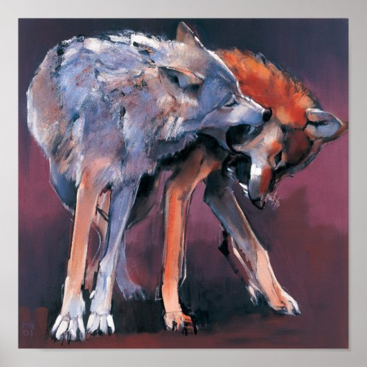 Twee Wolven 2001 Poster (Voorkant)