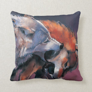 Twee Wolven Kussen
