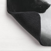 Twee wolven tegenover elkaar muismat (Hoek)