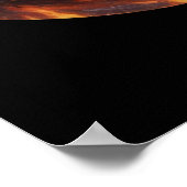 Twee wolven yin yang ontwerp poster (Hoek)