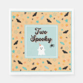 Twee woordvoerders Genderneutrale Halloween 2e ver Servet (Voorkant)