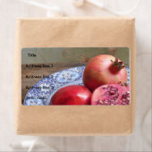 Twee worden één gepersonaliseerd trouwadreslabel etiket (Insitu)