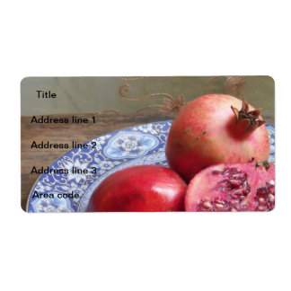 Twee worden één gepersonaliseerd trouwadreslabel etiket