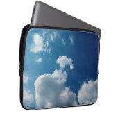 Twee zachte wolken laptop sleeve (Voorkant Rechts)