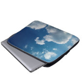 Twee zachte wolken laptop sleeve (Voorkant onderkant)