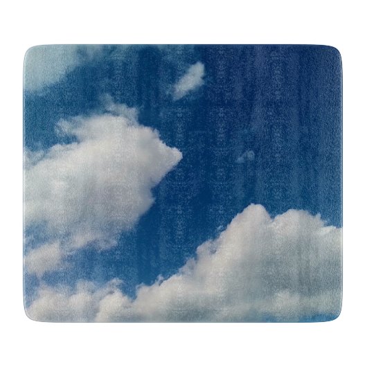 Twee zachte wolken snijplank (Voorkant)