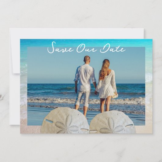 Twee zand-dollars foto's opslaan de datum platte K (Voorkant)