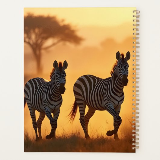 Twee Zebras Planner (Achterkant)