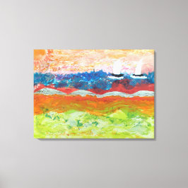 Twee zeilen canvas afdruk