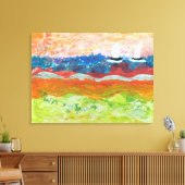 Twee zeilen canvas afdruk (Insitu (Woonkamer))