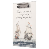 twee zeilschepen op het Zee Johan Teyler Klembord (Links)