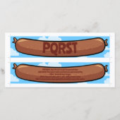 Twee zelf uitgesneden PQRST studie worst Bladwijze (Voorkant)