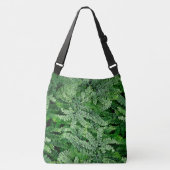 Twee zijdelingse oorige fern patronen — zie beide crossbody tas (Voorkant)