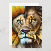 Twee zijden van de liefdesdrift bedankkaart (Voorkant / Achterkant)