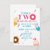 TWEE zoet  Kaart (Voorkant / Achterkant)