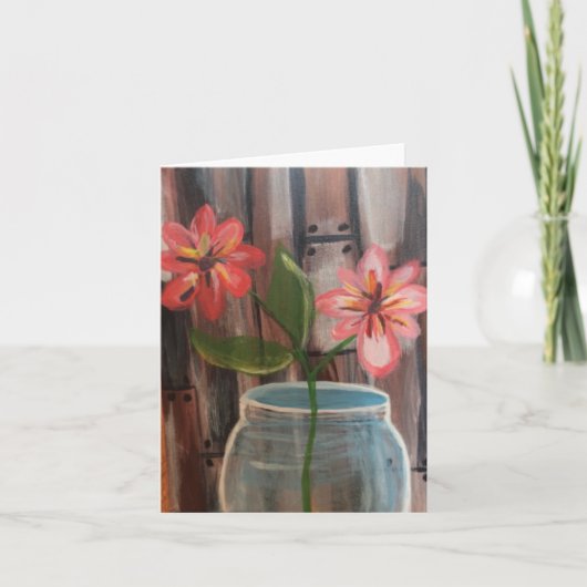 Twee zoet, met tekst, 4" x 5,6" Kaart (Voorkant)