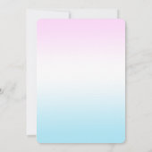 Twee zoete beker taart en zeemeermin 2e verjaardag kaart (Achterkant)