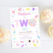 Twee zoete Lollipop-Snoep-dag Kaart