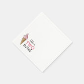 Twee zoete servetten - ijsfeest (Hoek)