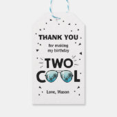 Twee zonbrillen van de Koel ter Donderdag Dank u v Cadeaulabel (Achterkant)