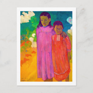 Twee zussen, Gauguin Briefkaart