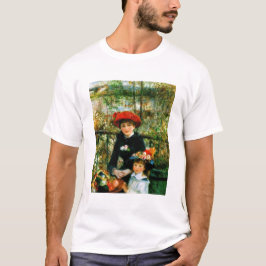 Twee zussen op de Terrace door Renoir T-shirt