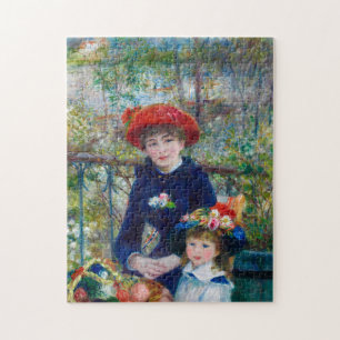 Twee zussen op het terras van Renoir Legpuzzel