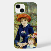 Twee zussen (op het terrein) van Pierre Renoir