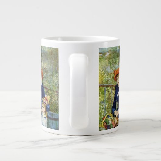 Twee zussen (op het terrein) van Pierre Renoir Jumbo Mok (Achterkant)