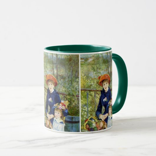 Twee zussen (op het terrein) van Pierre Renoir Mok (Voorkant rechts)