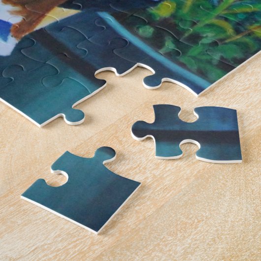 Twee zussen Puzzle Legpuzzel (Zijkant)