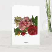 Twee zussen van Birthday Kaart (Achterkant)