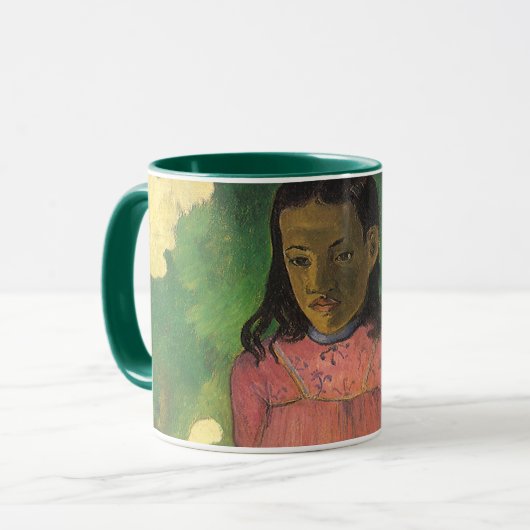 Twee zussen van Paul Gauguin,  Kunst Mok (Voorkant links)