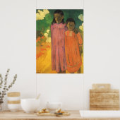 Twee zussen van Paul Gauguin,  Kunst Poster (Keuken)