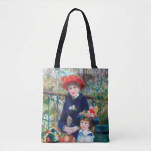 Twee zussen van Renoir Draagtas