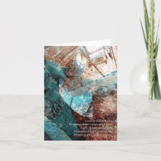 Twee zusters die licht en liefde ontlenen kaart (Voorkant)