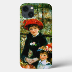Twee zusters op het terras iPhone 13 hoesje