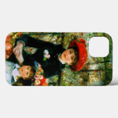 Twee zusters op het terras Case-Mate iPhone case (Achterkant (horizontaal))
