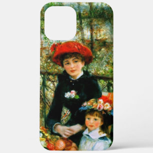 Twee zusters op het terras van Renoir iPhone 12 Pro Max Hoesje