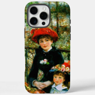 Twee zusters op het terras van Renoir iPhone 16 Pro Max Hoesje