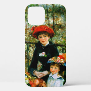 Twee zusters op het terras van Renoir iPhone 12 Pro Hoesje
