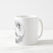 Twee zwanen koffiemok (Voorkant rechts)