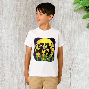 Twee zwarte katten t-shirt