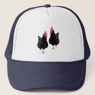 Twee Zwarte Kippen, Hoed Trucker Pet