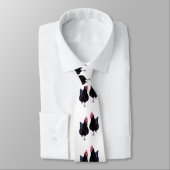 Twee zwarte kippen, Stropdas (Gebonden)