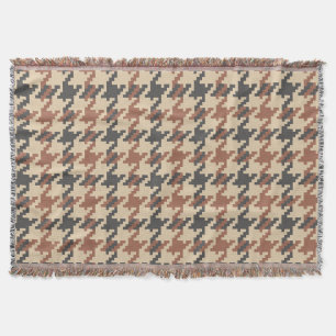 Tweed Goose Foot Pattern Deken